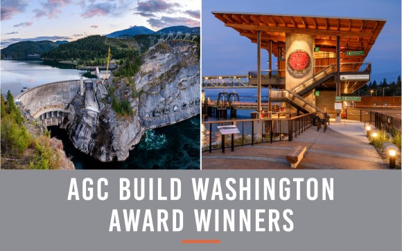 2022 AGC Build Washington Award Winning Projects IMCO's Mukilteo Ferry Terminal and Boundary Dam