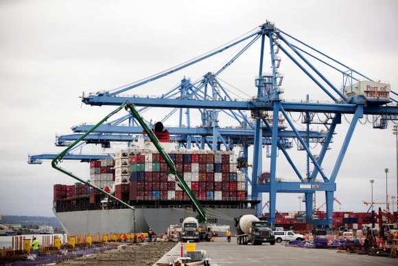 Port of Tacoma IMCO New York Times Jumbo Cargo Vessel
