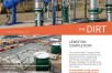 Lewiston ID WTP, blue sand separators, aerial footage of green tank, pre-engineered metal building, treatment plant pumps