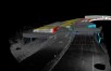 I-90 Underground Tunnel Infrastructure digital 3D modeling view