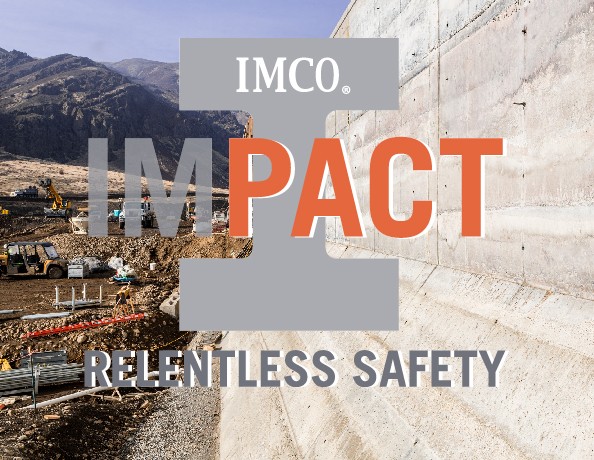 IMPACT relentless safety logo with Priest Rapids dam in background