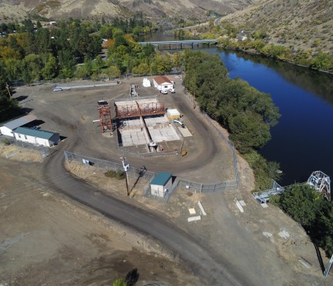 Oxbow Hatchery Aerial View of Project Area