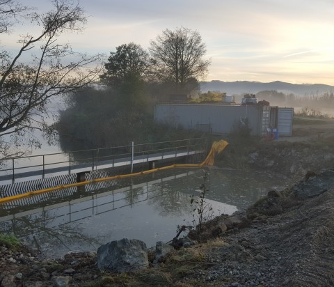 Wiley Slough IMCO General Construction Tidegate Concrete Structures Skagit County Restoration