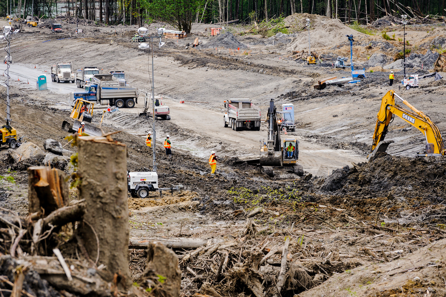 Aerial view of IMCO construction site.
