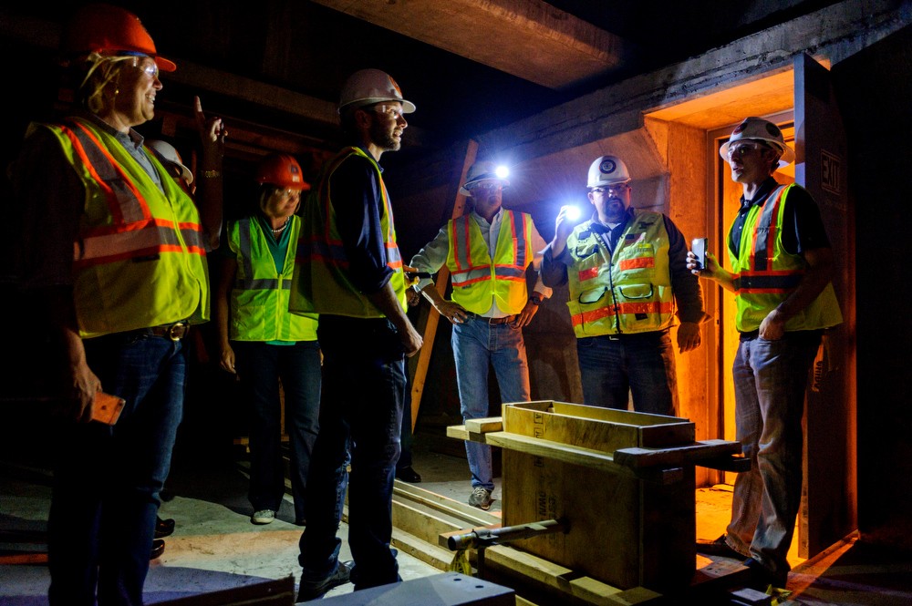 IMCO I-90 legislatros site tour with AGC