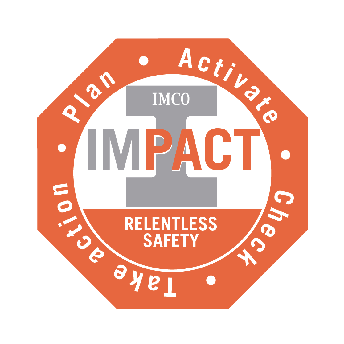 IMPACT relentless safety logo with PACT model