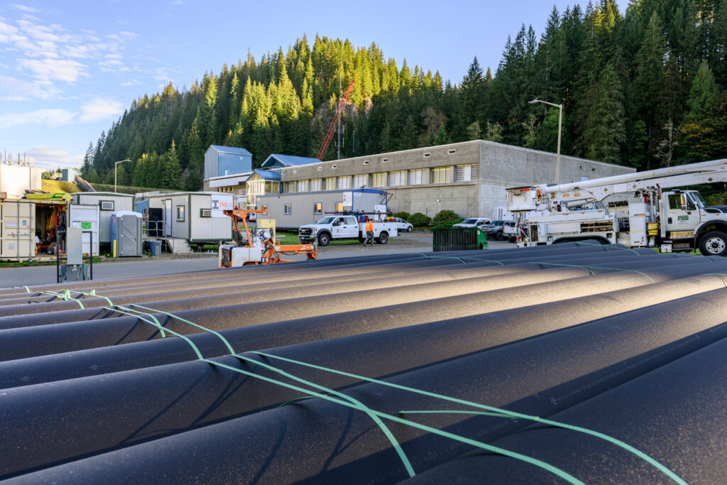 Everett WFP project site with building
